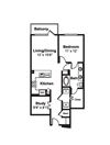 A12 web floor plan A12 web floor plan at Windsor Fitzhugh, Dallas, Texas